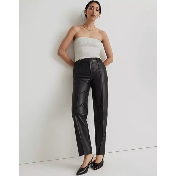 Madewell x Aimee Song Faux leather Pants - Picture 1 of 7